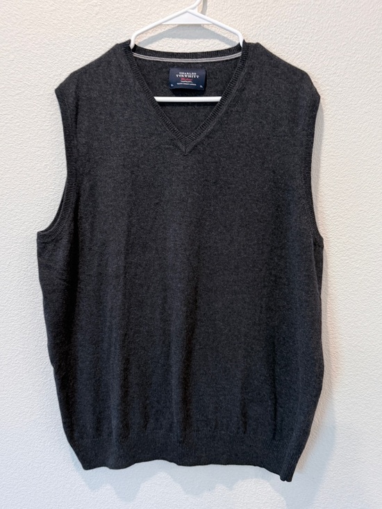 Charles Tyrwhitt Other - Charles Tyrwhitt Cotton Cashmere Sweater Vest XL Old Money Preppy Collegiate Dad